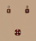 Handcrafted Kundan Polki Necklace Set | Indian Jewelry with Earrings